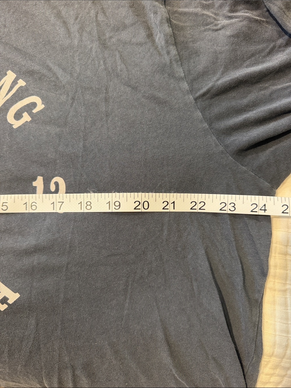 Anine Bing Washed Charcoal Collegiate Leopard Avi Tee - Picture 6 of 6